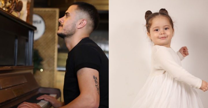 Vedat Alçay minik Almina’yla düet yaptı