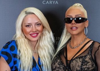 Ece Seçkin, Christina Aquilera ile buluştu