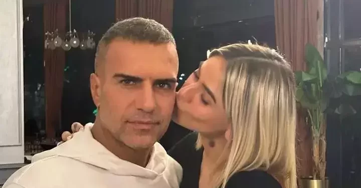 Berdan Mardini ve genç sevgilisi Dilara Talay el ele