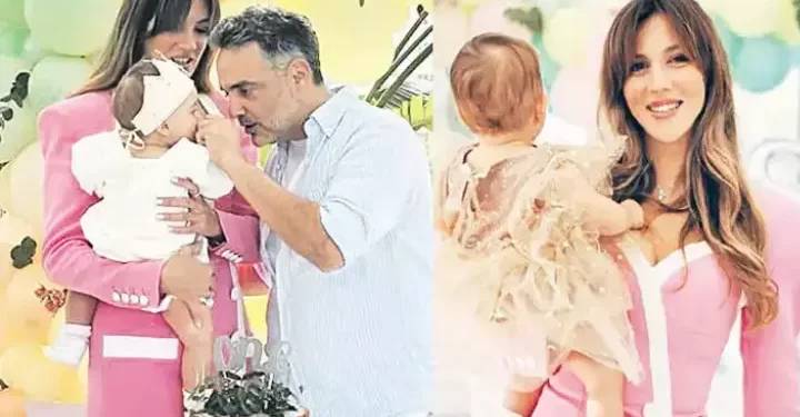 Arda Türkmen ile Melodi Elbirliler’in kızı Siena 1 yaşına bastı