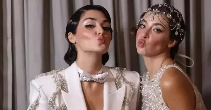 Hande Erçel’in ‘Gatsby’ temalı doğum günü renkli anlara sahne oldu