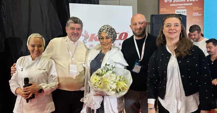 Antalya ‘Anfaş Food Product’ fuarında ünlü isimler bir araya geldi