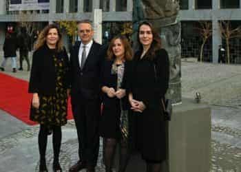 Cumhuriyet’in 100’üncü yılı heykeli görkemli bir davet ile tanıtıldı