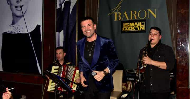 İsmail Özkan, Zorlu Center’da bulunan Le Baron’da muhteşem bir geceye imza attı