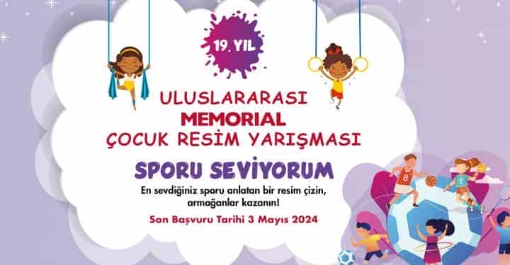 19. Memorial Uluslararası Çocuk Resim Yarışması başvuruları başladı