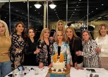 İş dünyasının sevilen ismi Türkan Şerbetçi, dostlarıyla bir araya gelerek hem iftar hem de doğum günü kutlaması yaptı