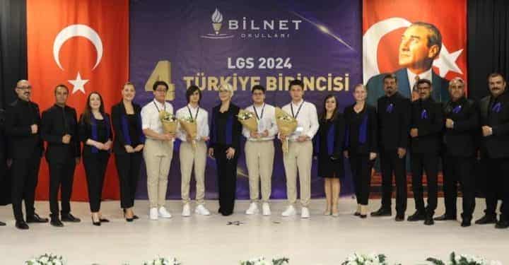 Bilnet Okullarından 4 öğrenci, LGS’de tüm sorulara doğru cevap vererek büyük bir başarıya imza attı