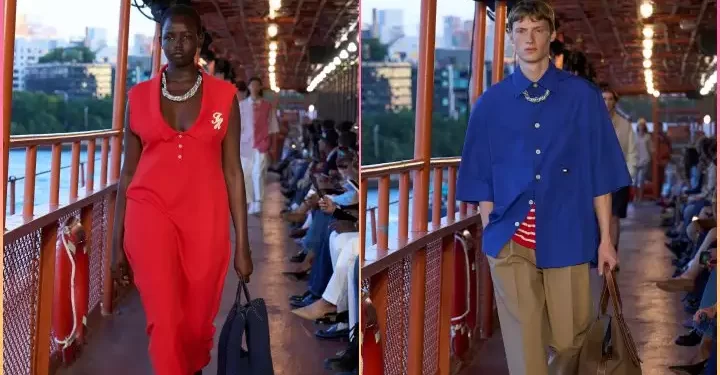 Tommy Hilfiger’dan deniz temalı defile