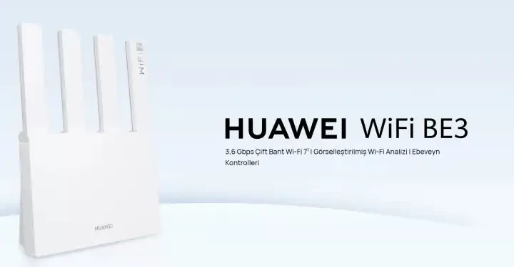 Hızı ve fiyatıyla dikkat çeken WiFi 7 routerı Huawei WiFi BE3 çok yakında satışta