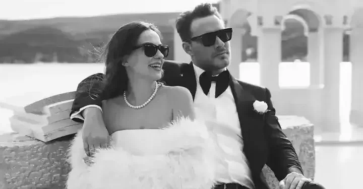 Burak Çelik bir süredir aşk yaşadığı Ece Bayrak ile Karadağ’da evlendi