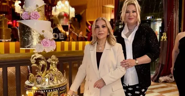 Hanım Ağa Türkan Şerbetçi’ye dostlarından doğum günü sürprizi