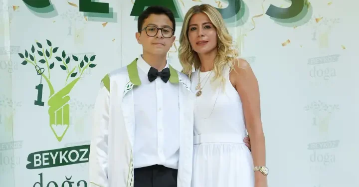 Can Mutaf Ortaokulu’ndan birincilikle mezun oldu