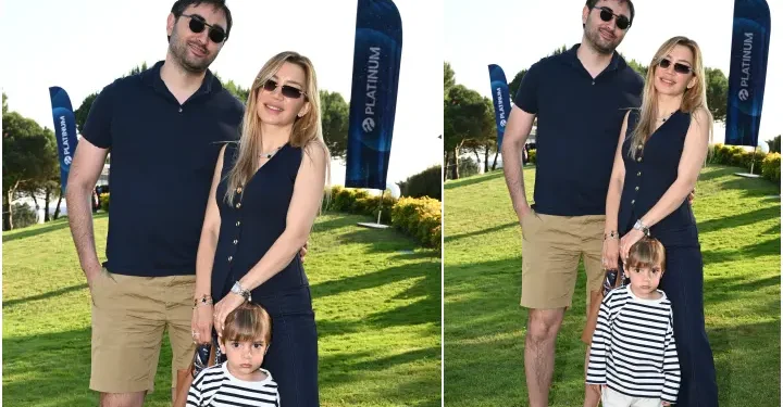 Fuat Araz eşi Gülçin hanım ve oğlu J. Milan ile objektiflerimize mutluluk pozu verdi