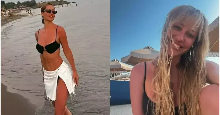 Derya Uluğ’dan bikini şov