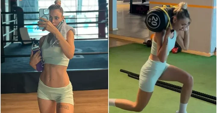 Sportif güzel Nevide Çiçek