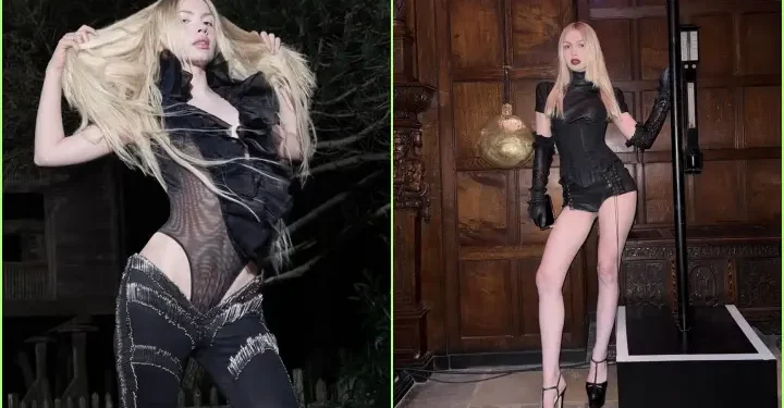 Aleyna Tilki’den siyahlar içinde iddialı pozlar