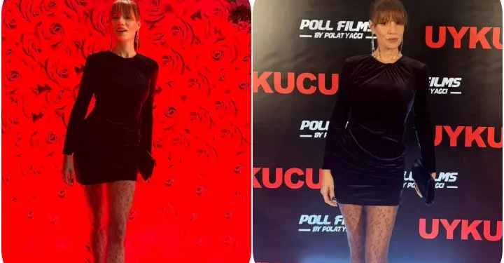 Galada zarafetiyle büyüledi