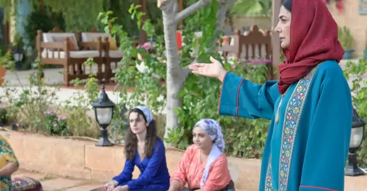 Dizi setinde salça yaptılar