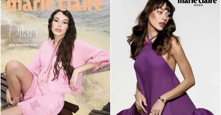 Dilan Çiçek Deniz aynı anda iki dergi kapağında